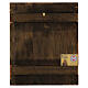 Icona Cristo Mandylion con decoro foglia oro dipinta stile russo 30x25 cm s4