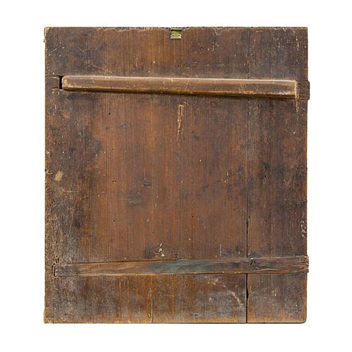 Ícone russo antigo monumental Mãe de Deus século XVIII-XIX 90x62 cm 5