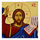Ikona Jezus Pantokrator błogosławiący na drewnie, styl rosyjski, 30x25 cm s2