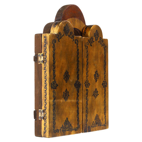 Triptychon „Gottesmutter mit den drei Händen“ – handgemalt, Rumänien, 40 × 60 cm 8