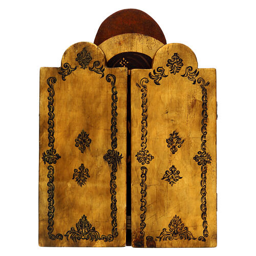 Romanian triptych, Mother of God of Three Hands, 16x24 in 7