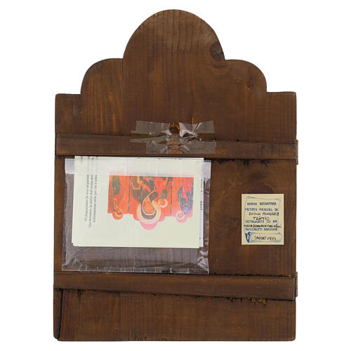 Romanian triptych, Mother of God of Three Hands, 16x24 in 10