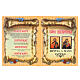 Trittico dipinto Romania Madonna Tre mani 40x60 cm s9