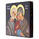 Romanian icon of Saint Joachim with Saint Anne and Mary, 9x7 in s3