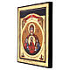 Hand-painted Romanian wedding icon with antique gold leaf, Romania, 12x14 in s3