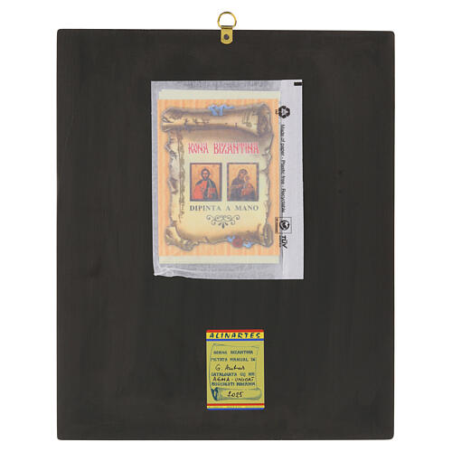 Hand-Painted Romanian Marriage Icon, 35x30 cm 4