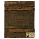 Icona stile Russo Fiore Immarcescibile dipinta foglia oro 30x25 cm s4