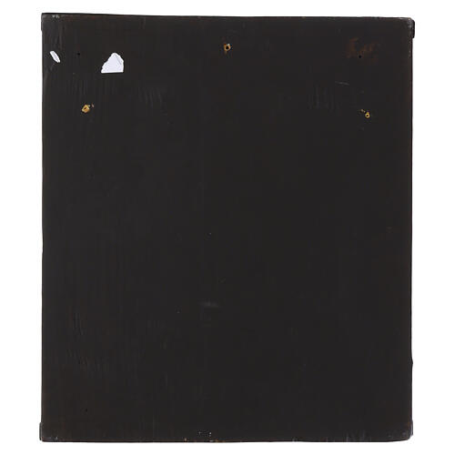 Icona Russa antica Madonna del segno XIX secolo 36x31.5 cm 6