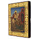 San Giorgio e drago icona Russa antica XIX secolo 31x26 cm s3