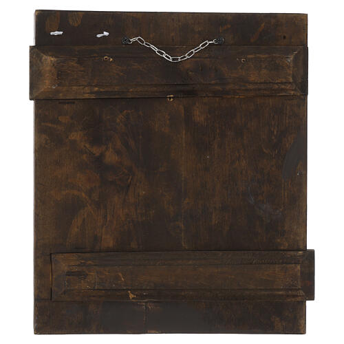 Antike russische Ikone, Gottesmutter vom Brennenden Dornbusch – Russland, neunzehntes Jahrhundert, 31 × 27 cm 9