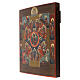 Unburnt Bush antique Russian icon of the Mother of God, 19th century, 12x10 in s4
