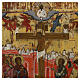 Antique Russian icon, Crucifixion, 19th century, 12x10 in s2