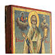 Icona Russa antica 28x22.5 cm San Nicola di Myra 1827 s6