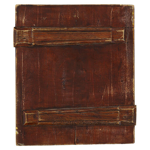 Antike russische Ikone, Geburt Christi und biblische Szenen – Russland, zwanzigstes Jahrhundert, 32 × 27 cm 6