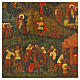 Nativité et scènes bibliques icône russe antique XXe siècle 31,5x27 cm s4