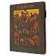 Nascita di Gesù e scene bibliche icona Russa antica XX secolo 31.5x27 cm s3