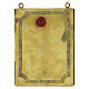 Trittico Russo antico da viaggio Madre di Dio Tikvin XIX secolo 26x17 cm s6