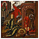 Icona Russa antica Decollazione San Giovanni Battista 22.2x19 cm XIX secolo s2