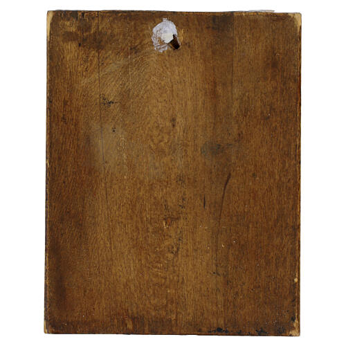 Antike russische Reiseikone, Allsehendes Auge Gottes – Moskau, neunzehntes Jahrhundert, 9 × 7 cm 3