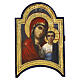 Icona Russa antica Madonna di Kazan XIX secolo 35x23 cm s1