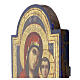 Icona Russa antica Madonna di Kazan XIX secolo 35x23 cm s4