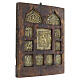 Stauroteca Russa antica con San Giovanni precursore e feste XVIII secolo 31x27 cm s7