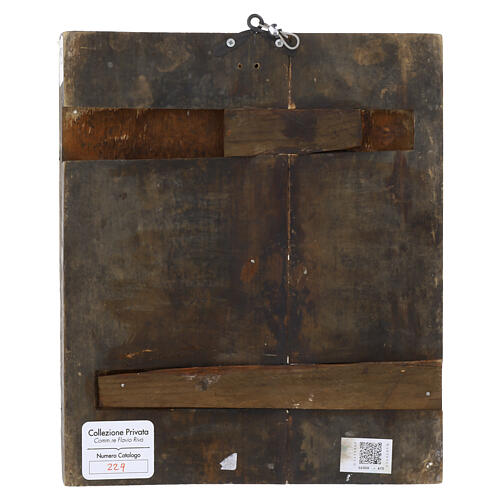 Ancient Russian Stauroteca with St. John the Precursor and Feasts 18th Century 30x25 cm 10