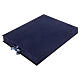 Icona Russa antica Madonna di Kazan con ricamo onorifico perle iris 27x23.5 cm fine XIX secolo s10
