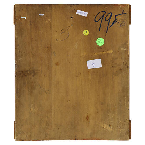 Stauroteca Russa antica con Santi Scelti croce bronzo XIX secolo 31x26.5 cm 7