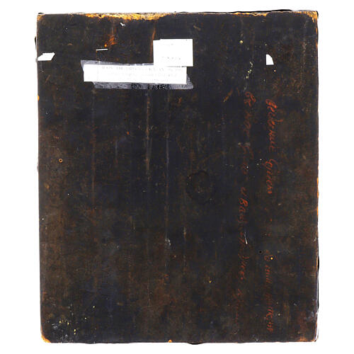 Icona Russa antica Madre di Dio di Kazan XIX secolo 32x27.1 cm 8