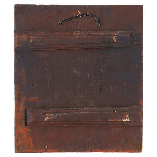 Antique Russian icon of Saints Florus, Laurus, Modestus, and Blaise, Archangel Michael with Acheiropoieta, 19th century, 14x12 in 6