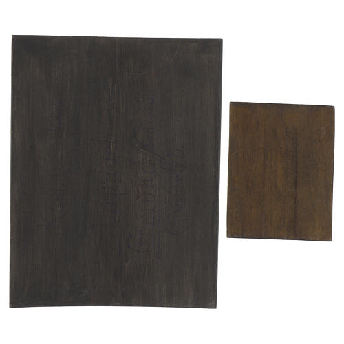 Ícone Russo antigo das Doze Grandes Festas Uglich - 16x12 cm e tábua central Descida aos Infernos - 31,5x24,5 cm 7