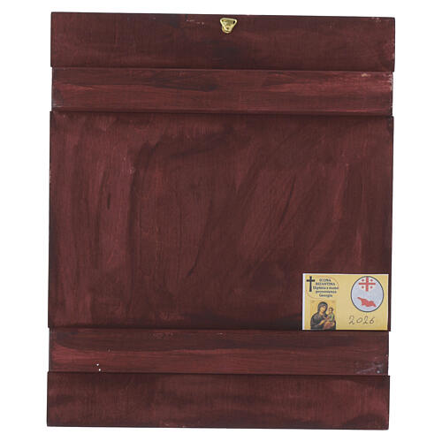 Icona Deposizione dalla croce 30x25cm stile russo dipinta a mano 4