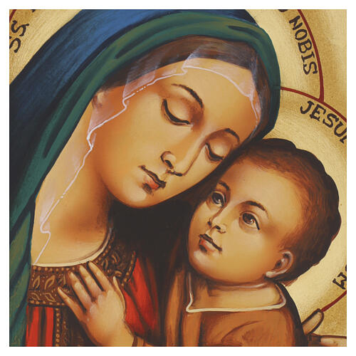 Our Lady of Good Counsel icon Romania hand-painted on wood, 24x18 cm 2