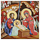Romanian Nativity icon, 16x12 in, hand painted in Romania s2