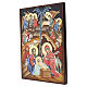 Romanian Nativity icon, 16x12 in, hand painted in Romania s3