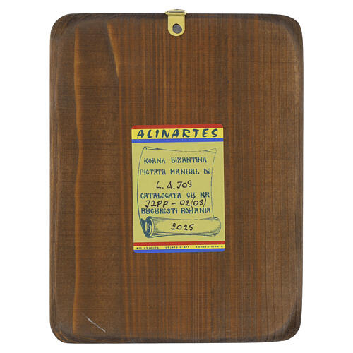 Hand-painted Romanian icon of Saint Peter and Saint Paul, 7x6 in 4