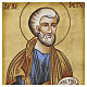 Icona Romania San Pietro dipinta a mano 18x15 cm s2