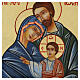 Hand-painted Romanian Icon of the Holy Family, 18x15 cm s2