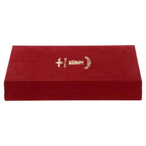 Icona Romania Sacra Famiglia foglia oro 18x14 cm 5