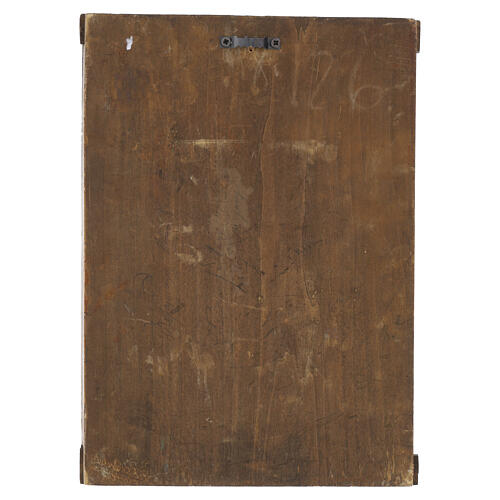 Icona russa antica Madonna di Korsun XIX sec 33x27 cm 6