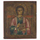 Ikona rosyjska Św. Pantaleon, XIX w., 35x30 cm s1