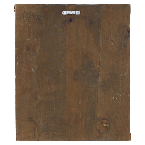 Ícone russo antigo Cristo Pantocrator séc. XIX 31x26 cm 6