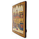 Alte russische Ikone Pokrov – Schutzmantel der Gottesmutter – 53 × 44 cm, achtzehntes Jahrhundert s3