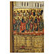 Icono ruso antiguo siglo XVIII Pokrov Protección del Velo de María 53x44 cm s4