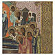 Icono ruso antiguo Dormición de María siglo XIX 35x30 cm s6