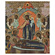 Ícone russo antigo Dormição da Mãe de Deus século XIX 35x30 cm s2