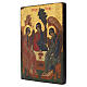 Byzantine-Style Romanian Trinity Icon, Hand-Painted 30x25 cm s3