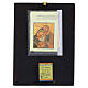 Icona dipinta a mano 30x25 cm Sacra Famiglia stile antichizzato s4