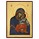 Romanian Hand-Painted Icon Mother of God Tolgsk, Byzantine style, 30x25 cm s1